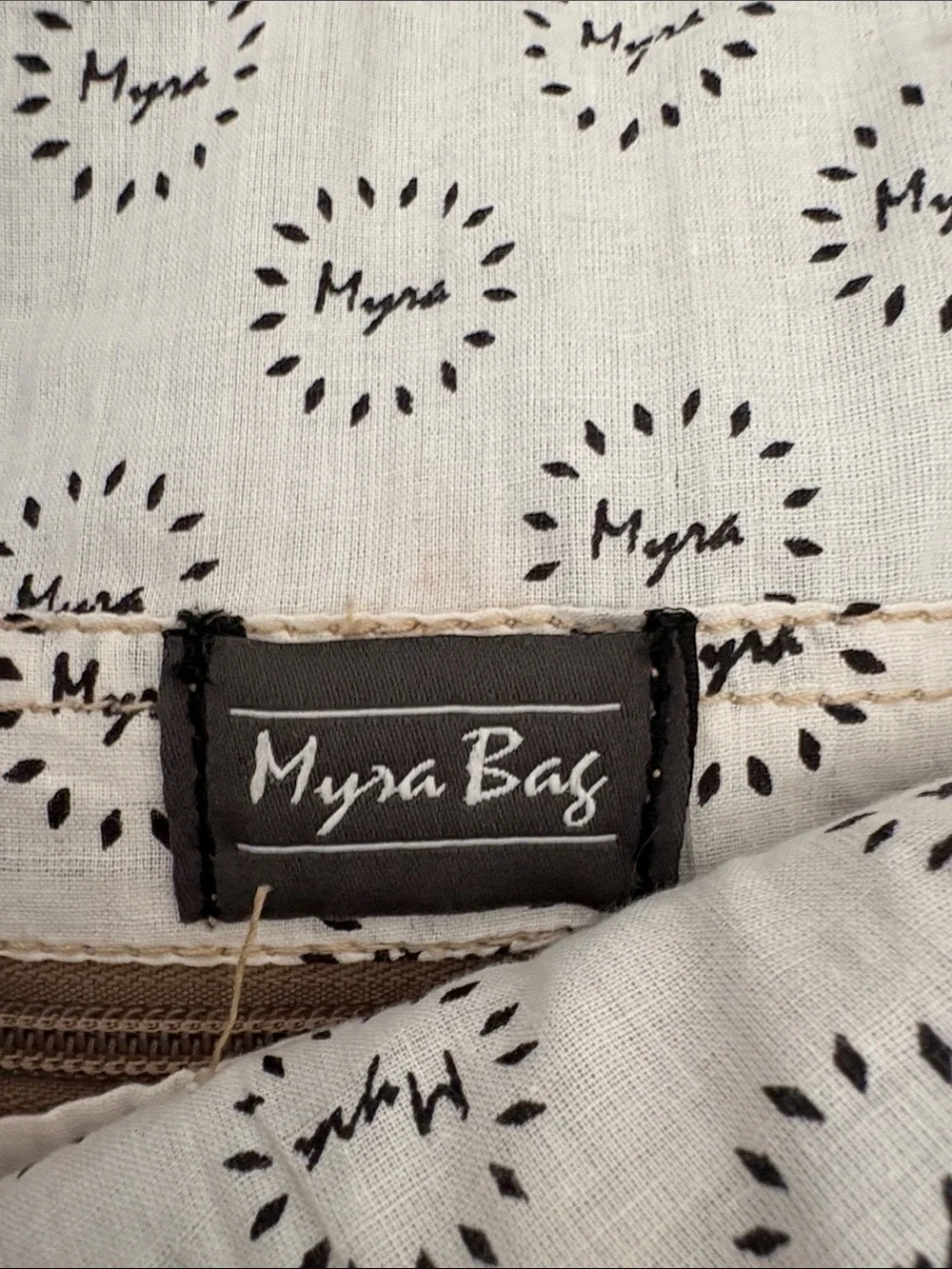Myra Bag Leather and Hair Calf Messenger / Laptop Bag